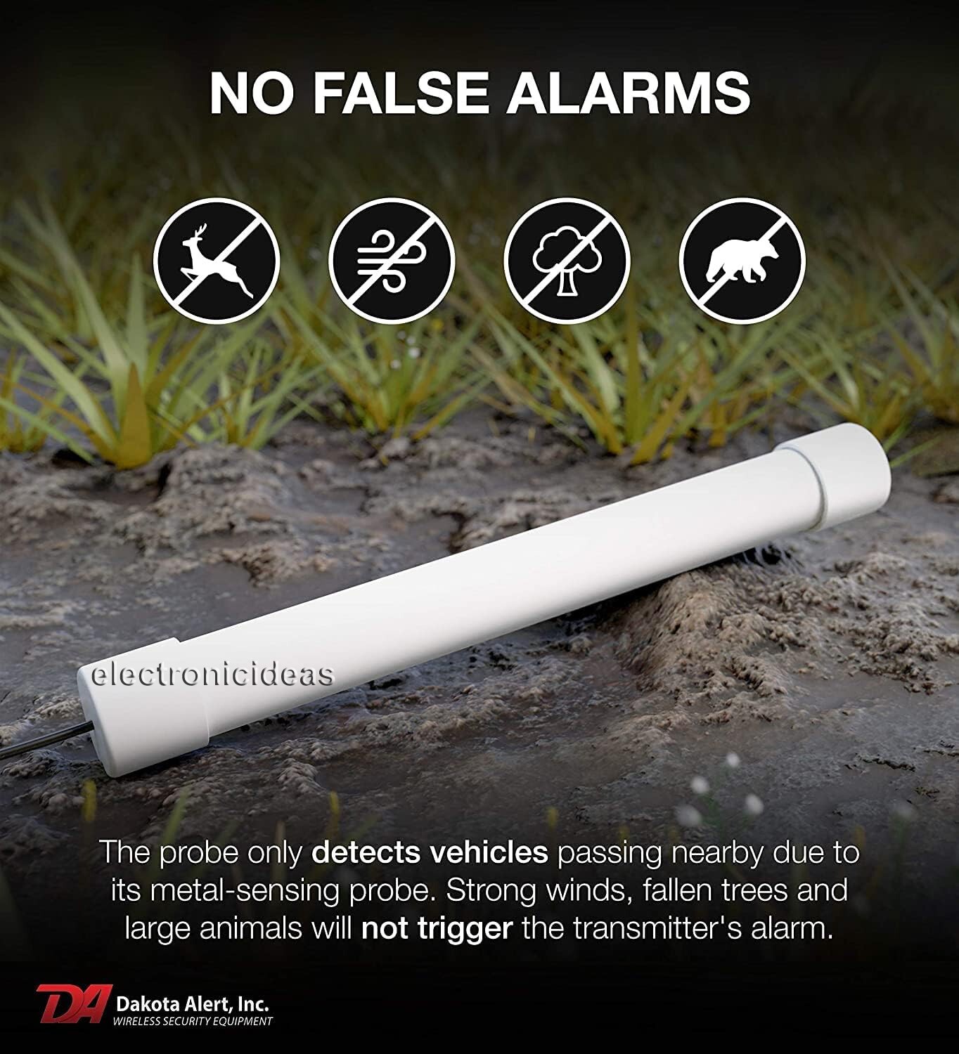 DAKOTA ALERT DCPA-4K PLUS/DCPA-4000 PLUS PROBE ALERT DRIVEWAY ALARM KIT + RELAYS