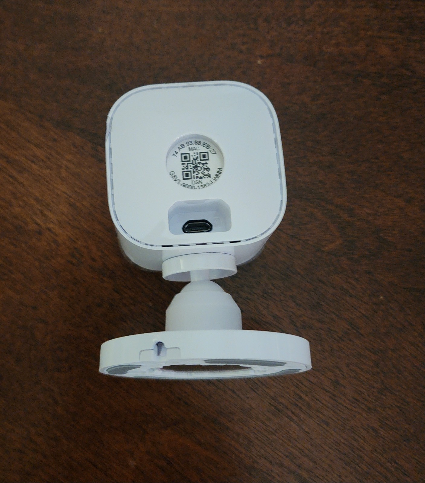 Blink Mini Indoor Plug-In HD Smart Security Camera White Alexa Power Adapter USB