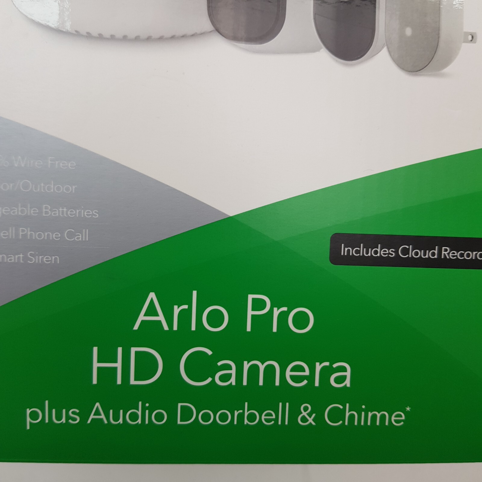 Arlo Smart Home Pro HD Camera Plus Audio Doorbell and Chime System
