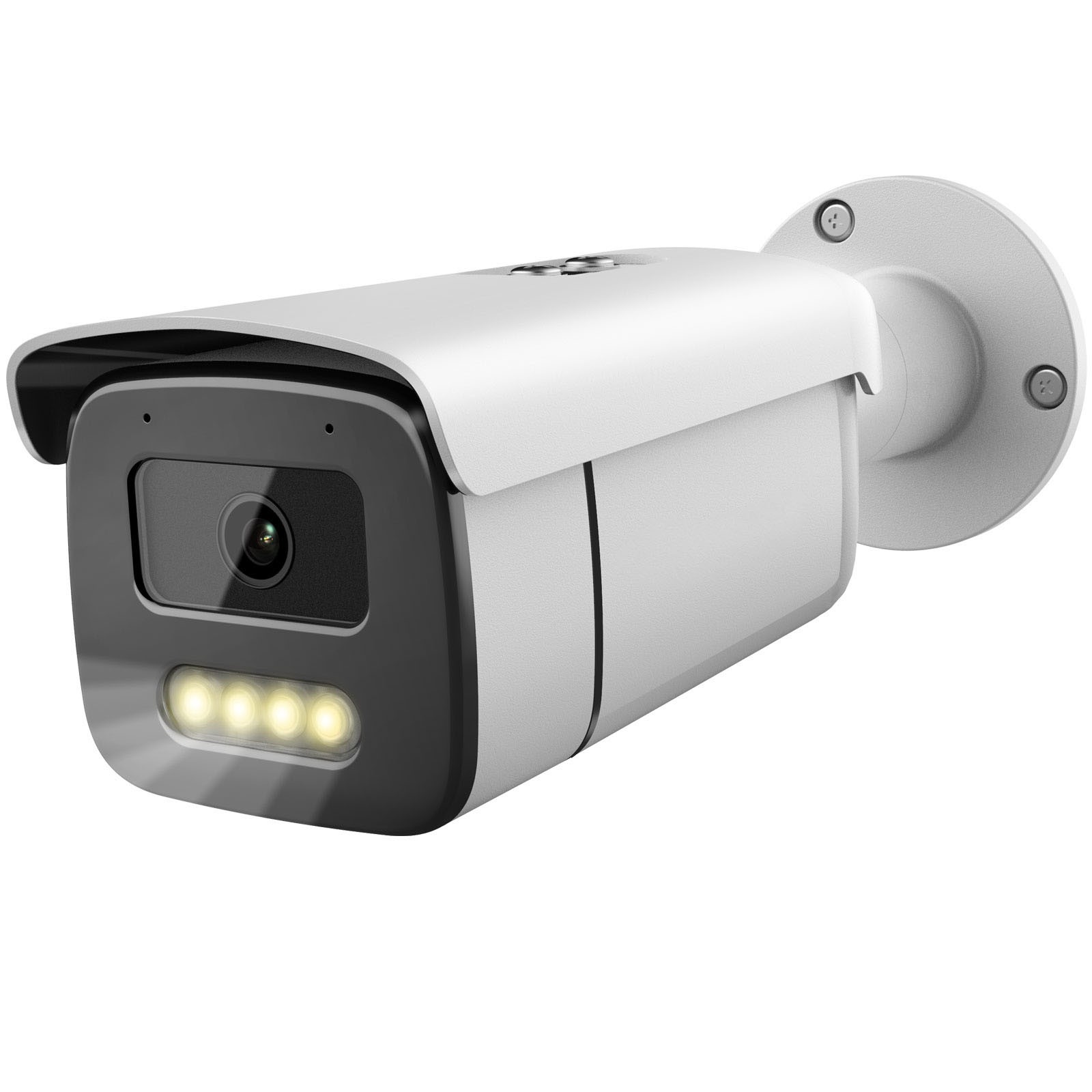 VIKYLIN 8CH 8POE NVR Systems Full Color Bullet 8MP 4K IP CAMERA MIC Outdoor Lot