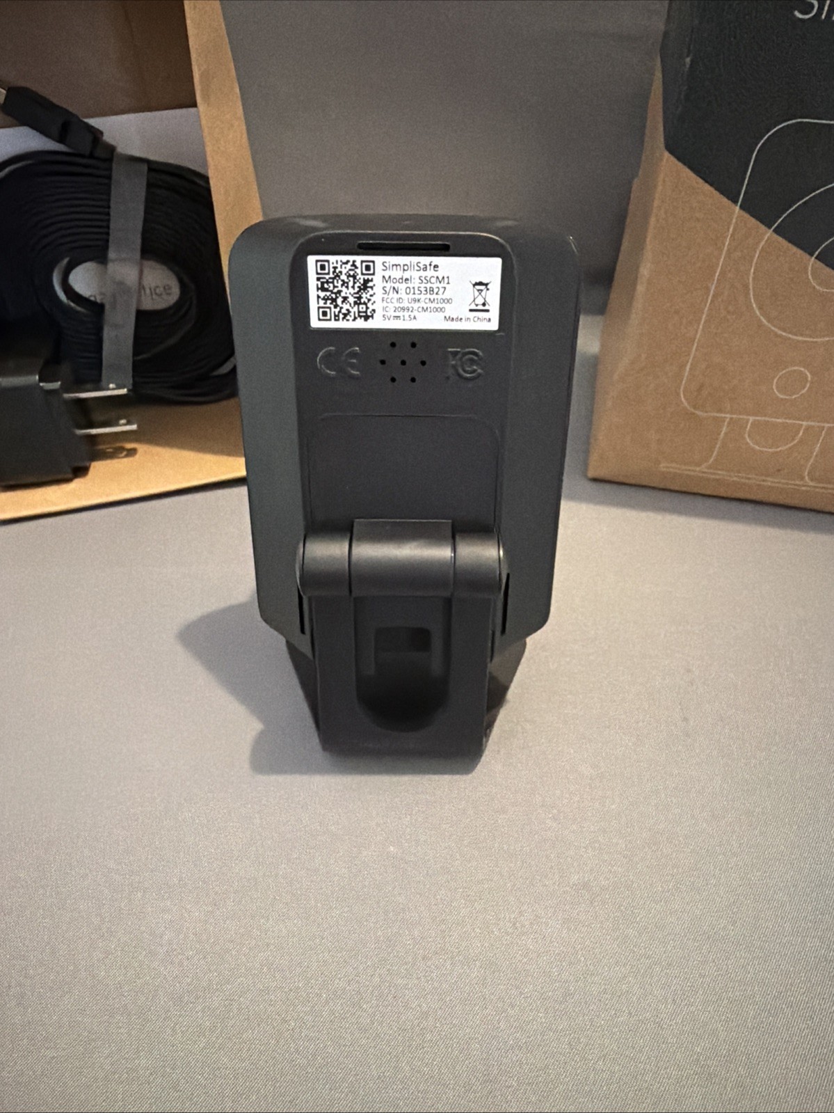 SimpliSafe Black Simplicam Security HD Camera New Open Box