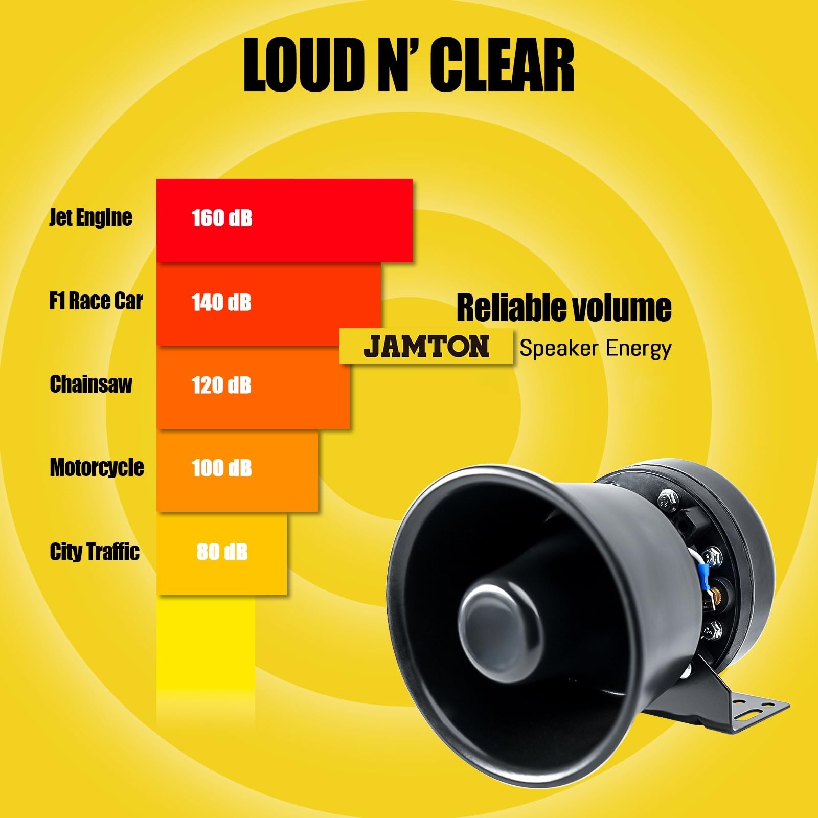12V 400W Siren 9 Tones Warning Emergency Siren PA System with Handheld Microp…