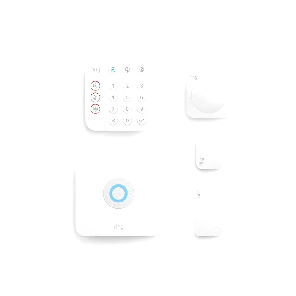 NEW Ring Alarm 5-Piece Security Kit 2nd Gen Home security System Works w/ Alexa