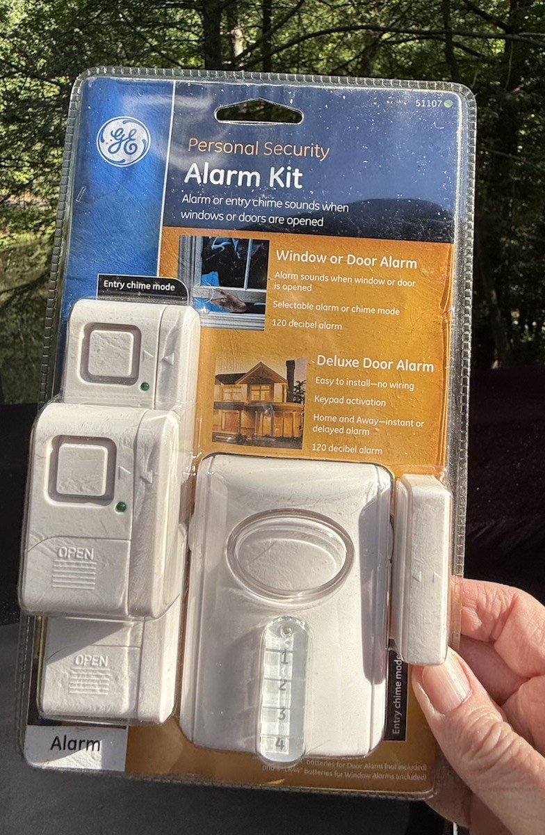 GE Personal Security Alarm Kit #51107 – Window or Door Alarm Brand New!