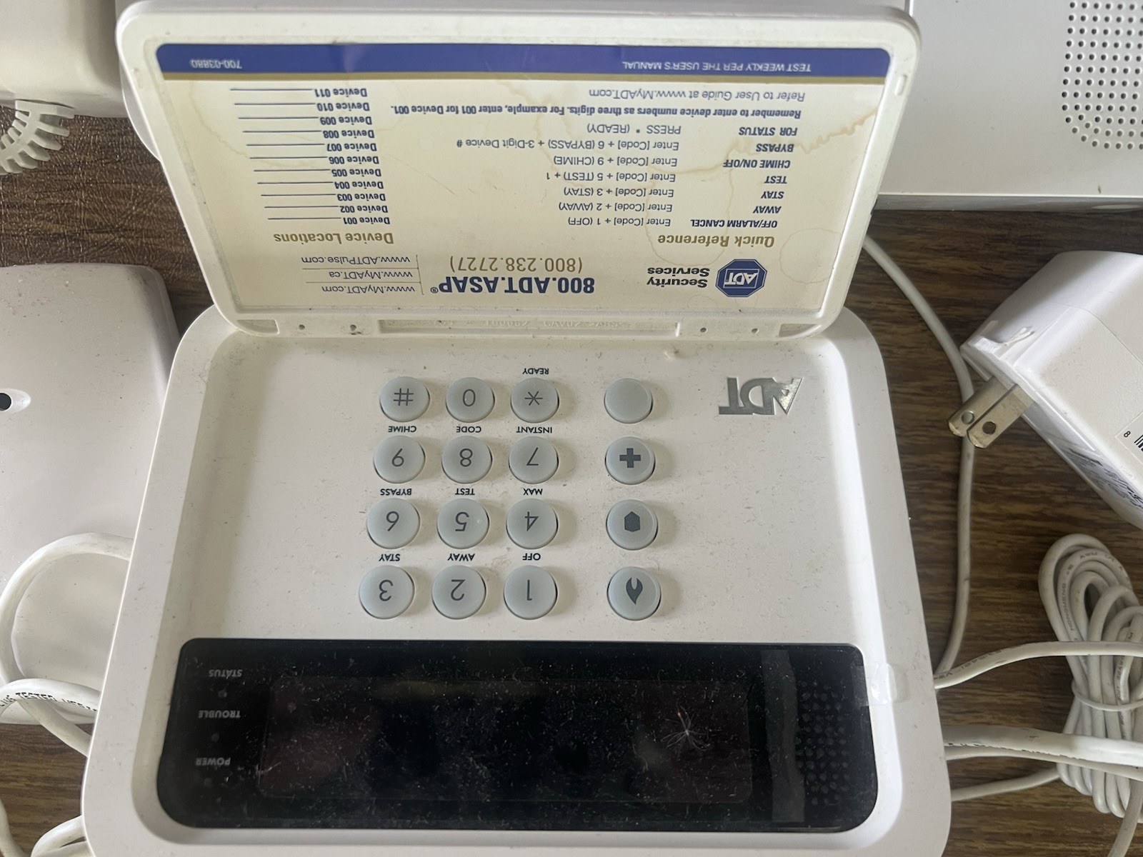 ADT Home Security System With Cameras Working But Selling for Parts Only