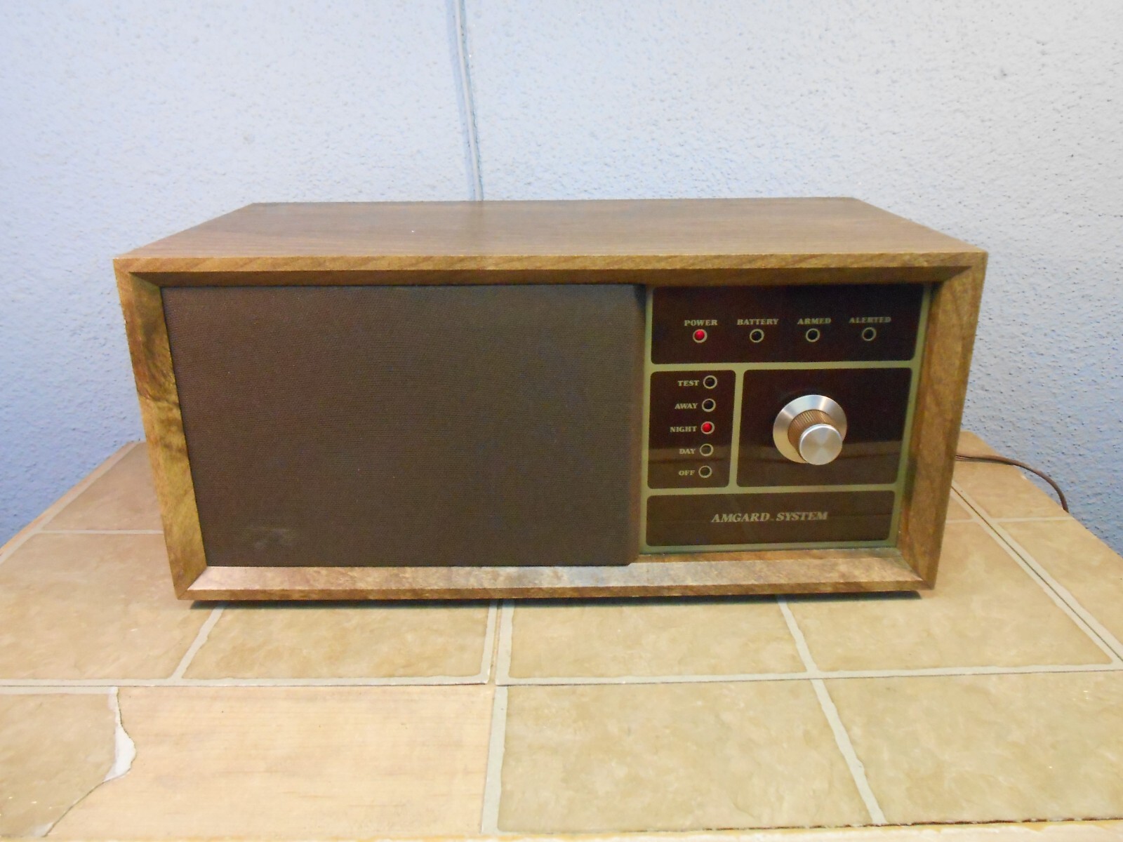 Amway Amgard Perimeter Alarm Control Unit Only Model E-8496 – Vintage