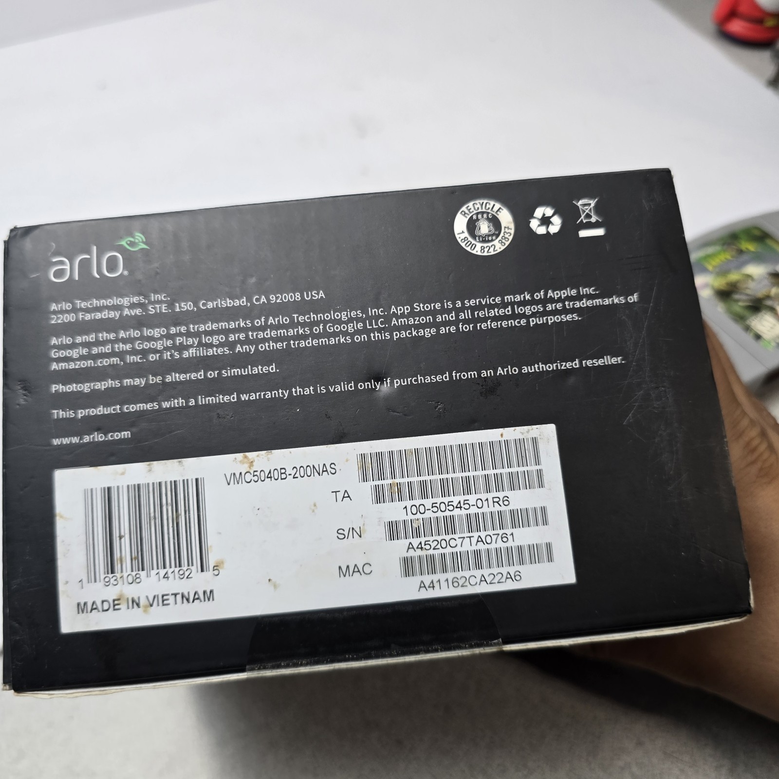 Arlo Ultra 2 4K UHD Wireless Camera Excellent Working Condition