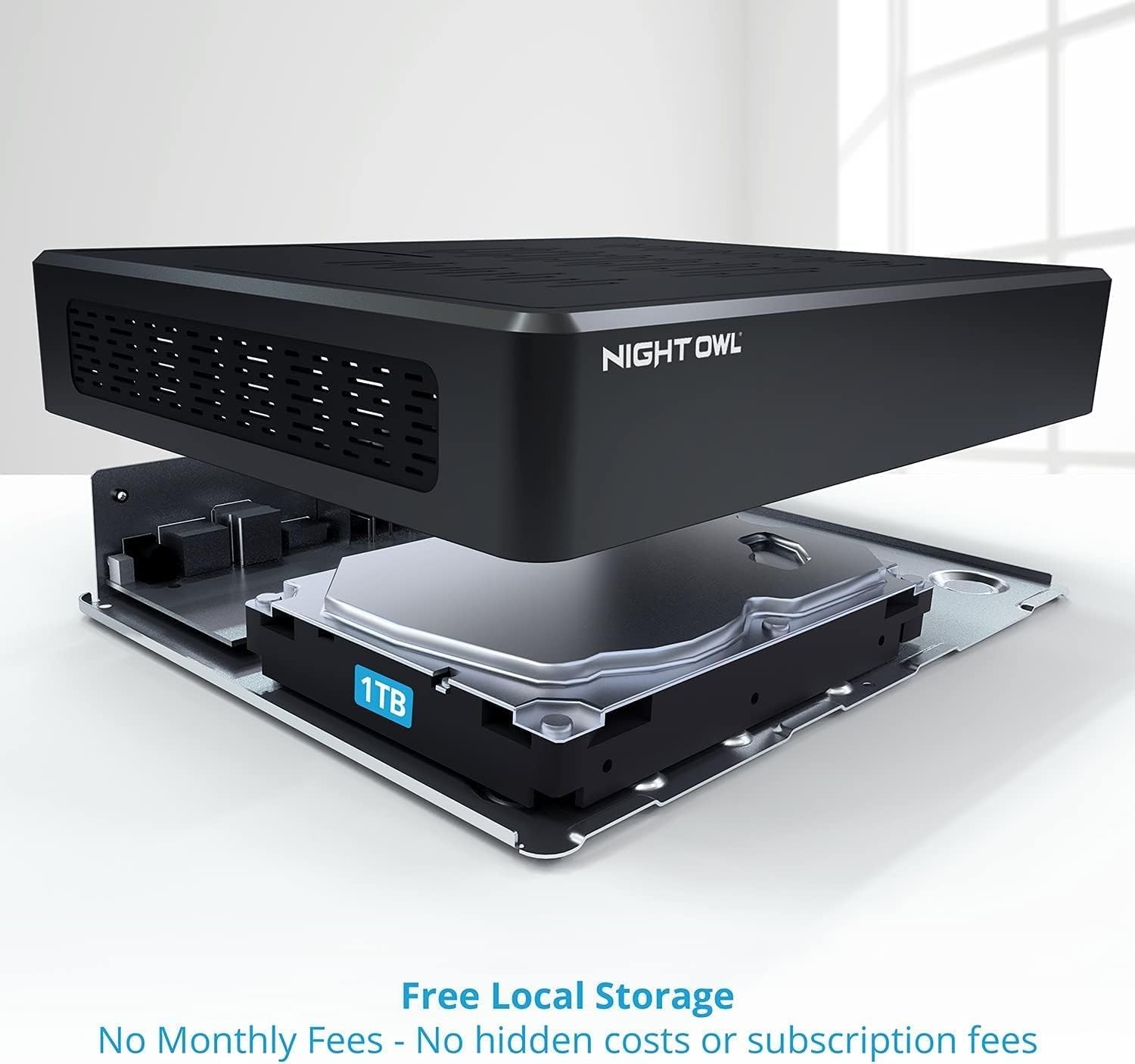 8 Channel 4K Security System with 4 Wired Cameras & 1TB DVR for Ultimate Safety
