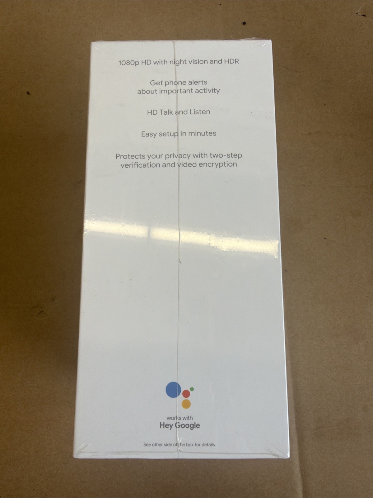 New Sealed Google Nest Cam 2nd Gen Indoor Wired Smart Home Security Camera