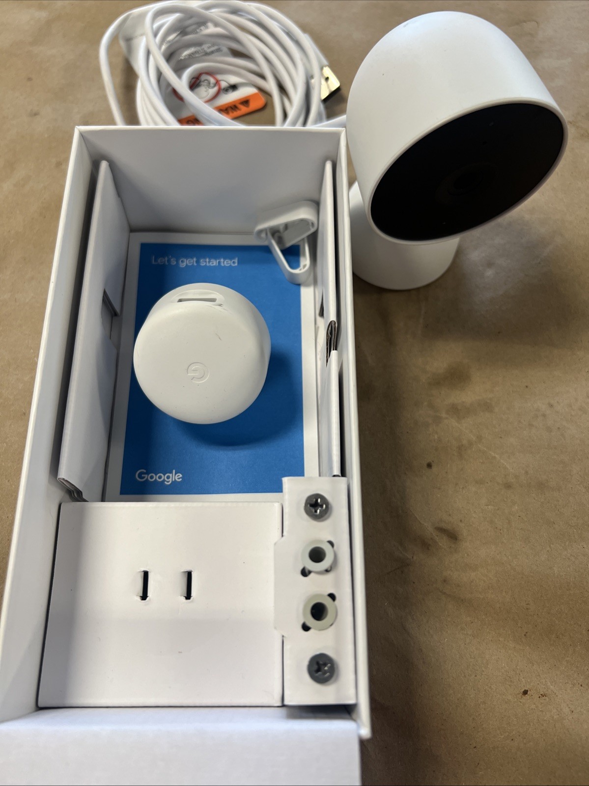 Google Nest Cam Fog Indoor Security Camera – 2nd generation (GJQ9T) NEW SEALED