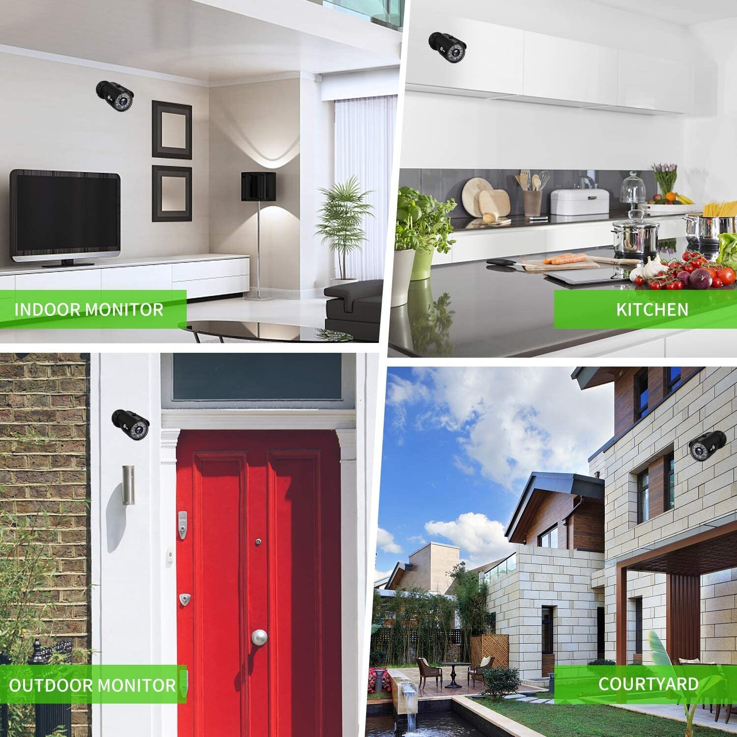 Camara Para Casa De Seguridad 4 Camaras De Casa – Home Security Camera System