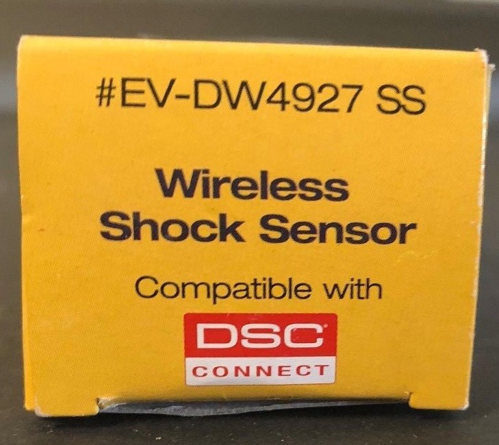 Brand New DSC EV-DW4927 SS Wireless Shock Sensor with Contact
