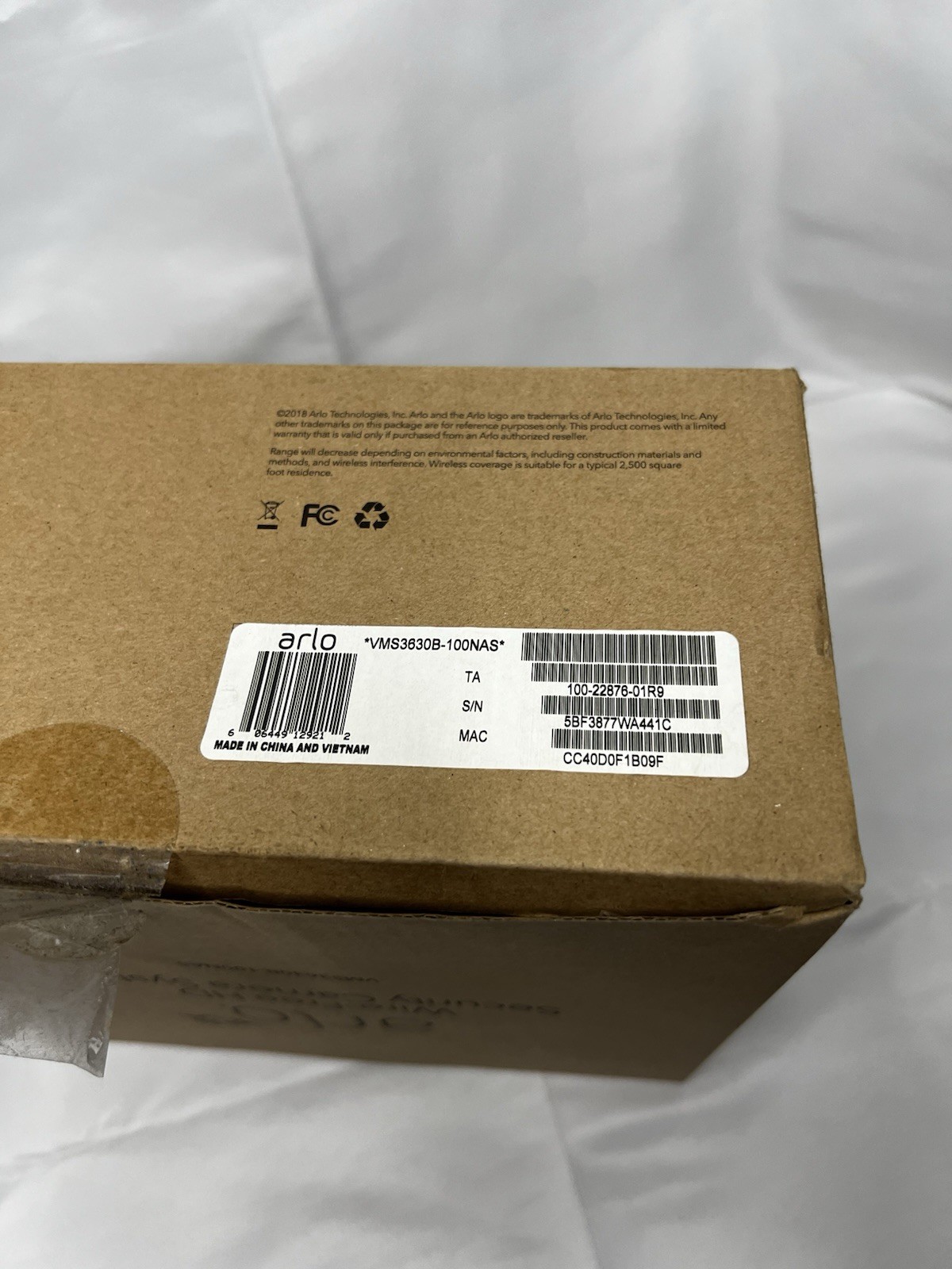 Arlo Wire Free HD Home 6-Camera Security System (VMS3630B-100NAS) Base Station