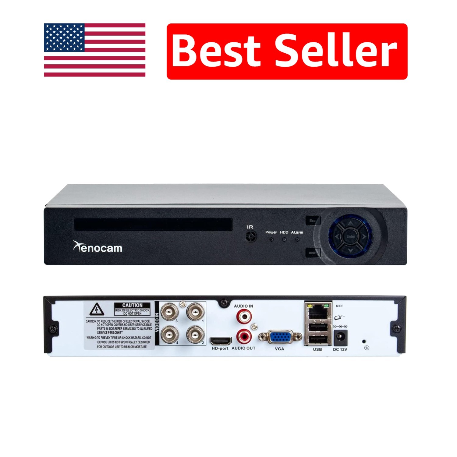 High Definition 4CH 1080N Hybrid DVR: Seamless Remote Viewing Capabilities