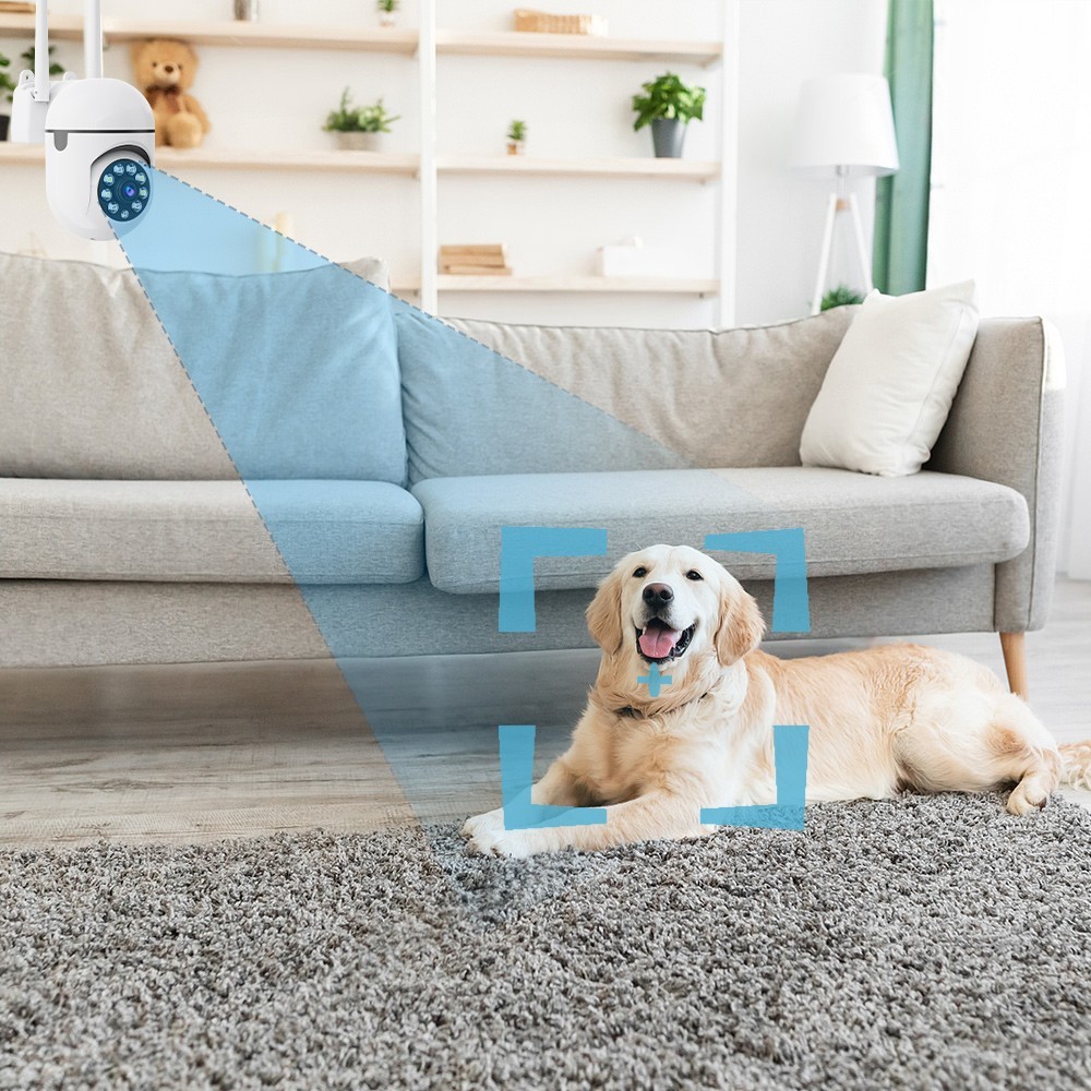 4-Pack Wireless WiFi Security Camera System 1080P Smart Home Pan/Tilt Audio 2.4G