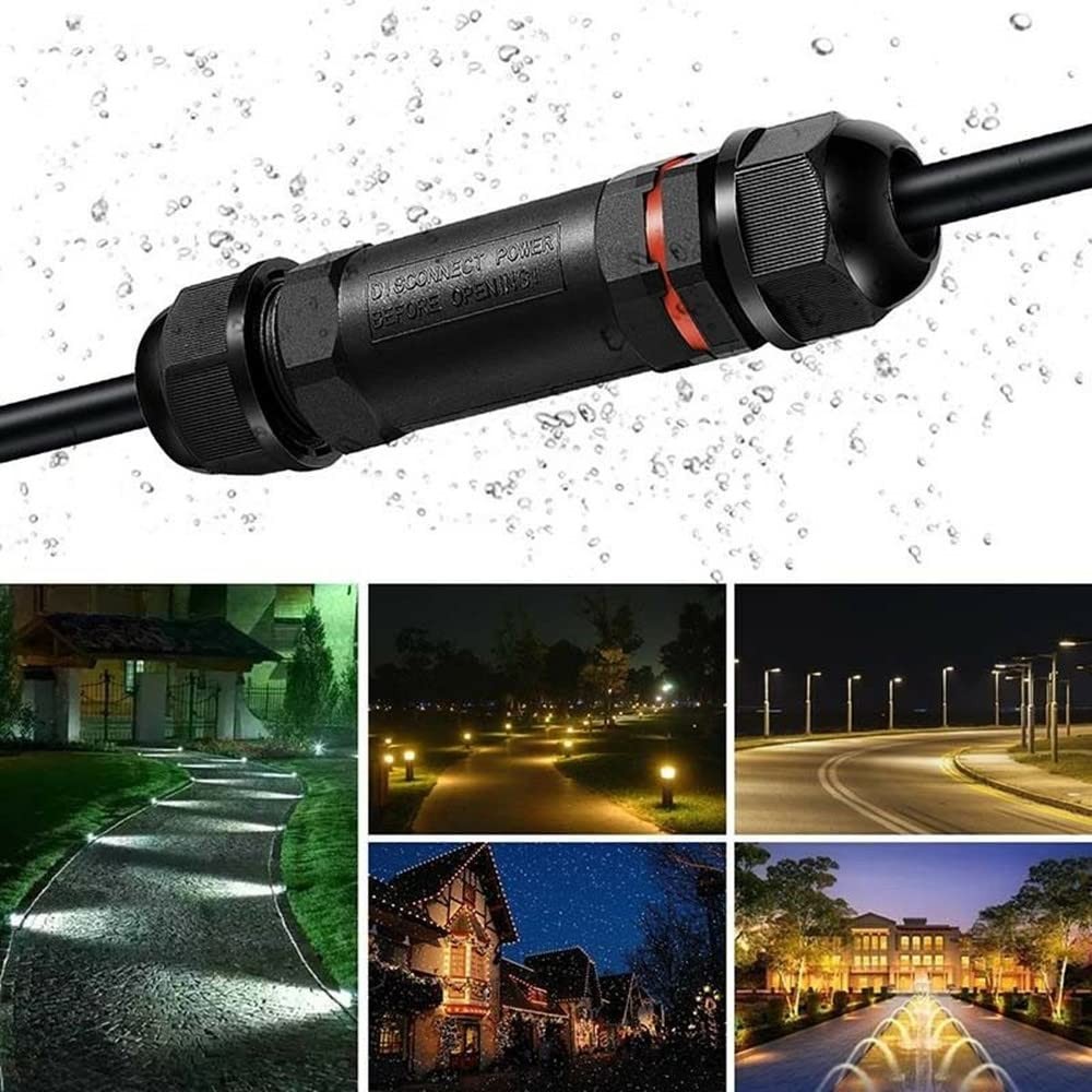 Cable Connector Waterproof IP68 3-Pole for 1-13 mm IP68Ø1-13MM