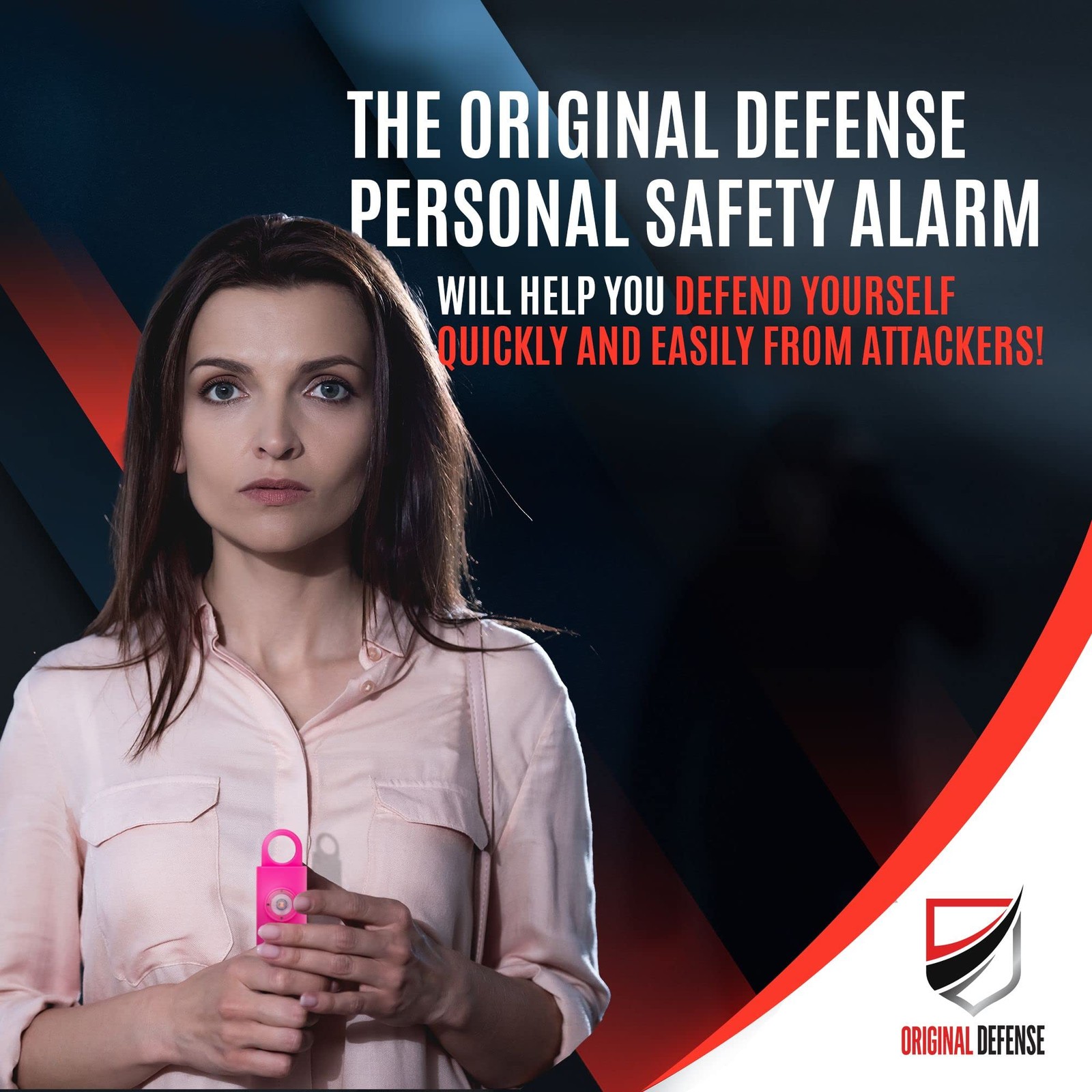 ® Siren -Alarm – 130 dB Keychain Alarm with Strobe Light for , Children, and …