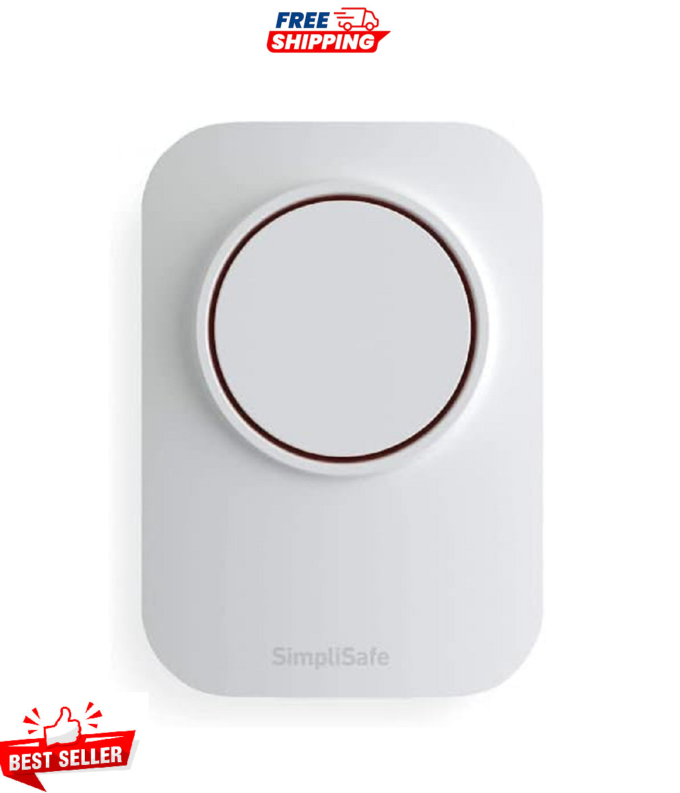 SimpliSafe 105dB Auxiliary Siren – Compatible with Gen 3 Home Security System