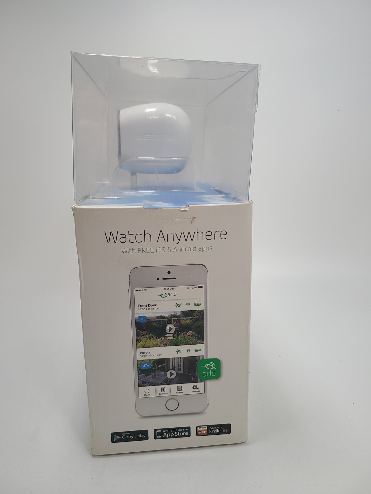 Arlo Wireless Outdoor Security Camera System VMS3130 100NAS Netgear NEW OPEN BOX