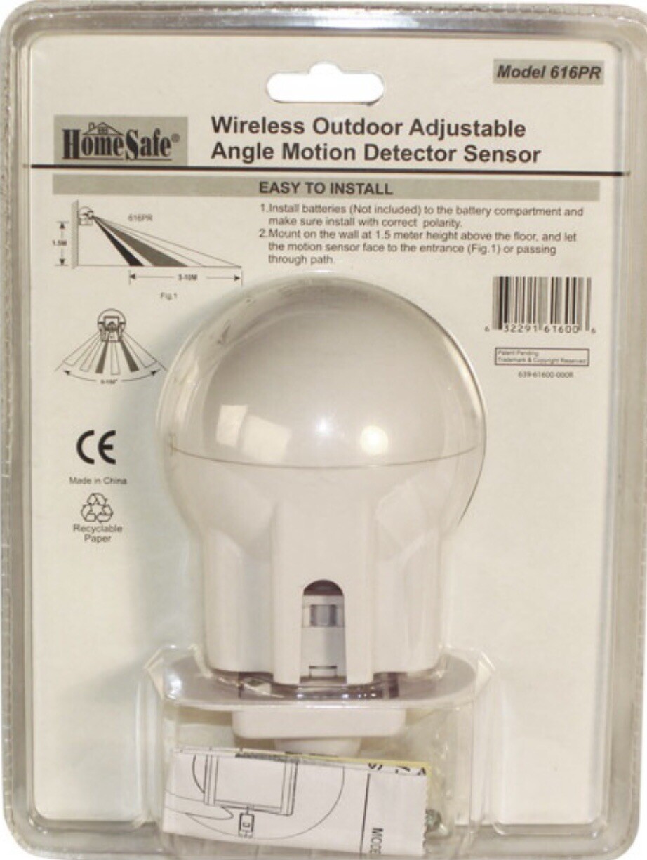 Wireless Home Security Motion Sensor for Electronic Barking Dog K9 Burglar Alarm