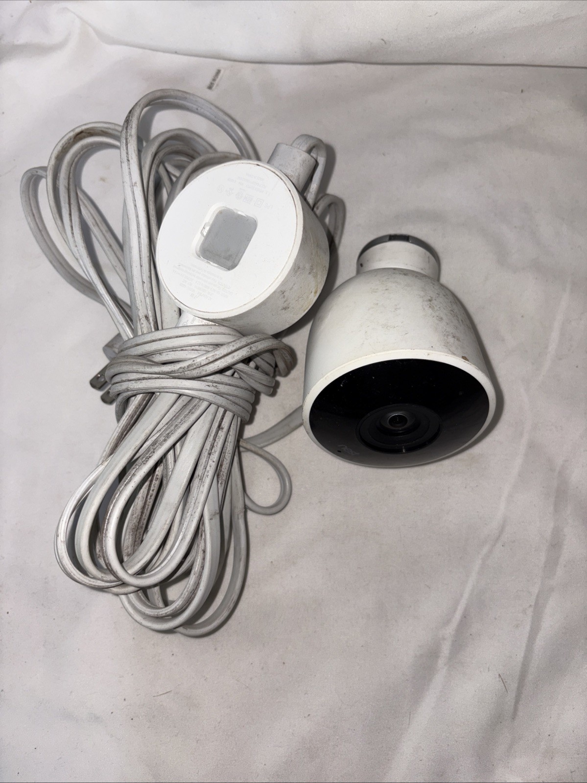 Google Nest 1st Generation A0033 White Weatherproof Night Vision Outdoor Camera