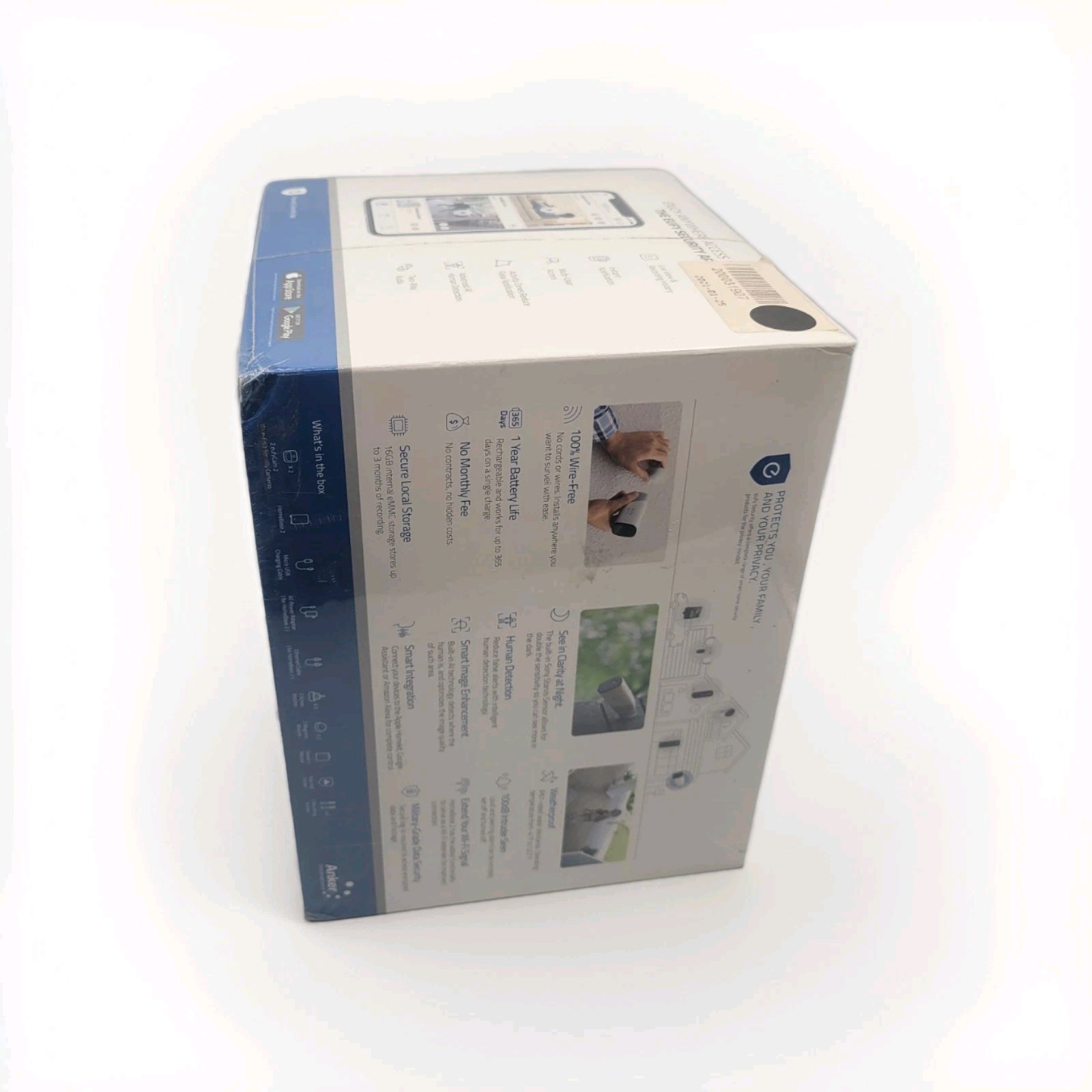 ANKER EUFY SECURITY 2 CAMERA KIT – eufyCam2 1080P 365 Day Battery T81141D1 – New