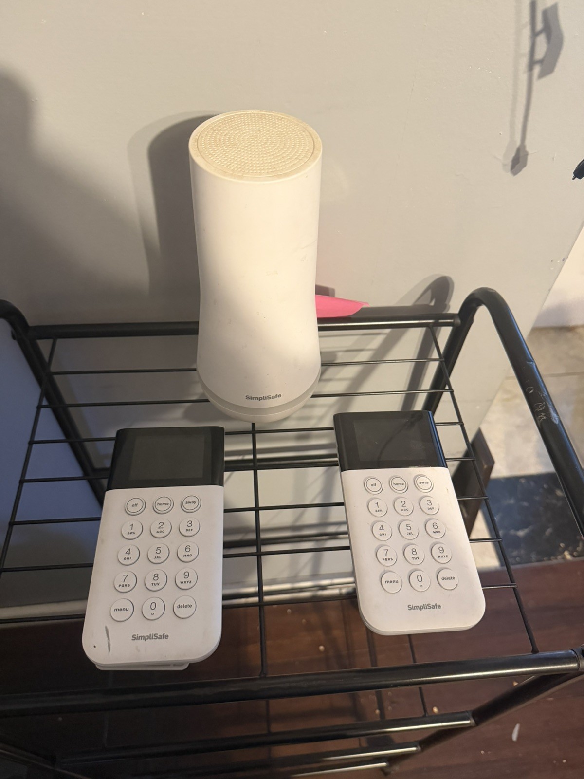 SimpliSafe SSBS3 WiFi Base Station & 2 Wireless Keypads Home Security