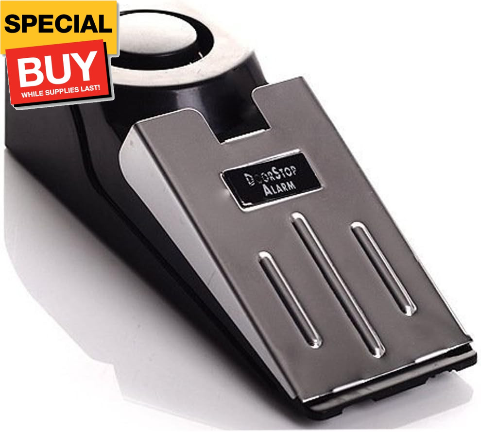 Upgraded Door Stop Alarm -Great for Traveling Security Door Stopper Doorstop Saf