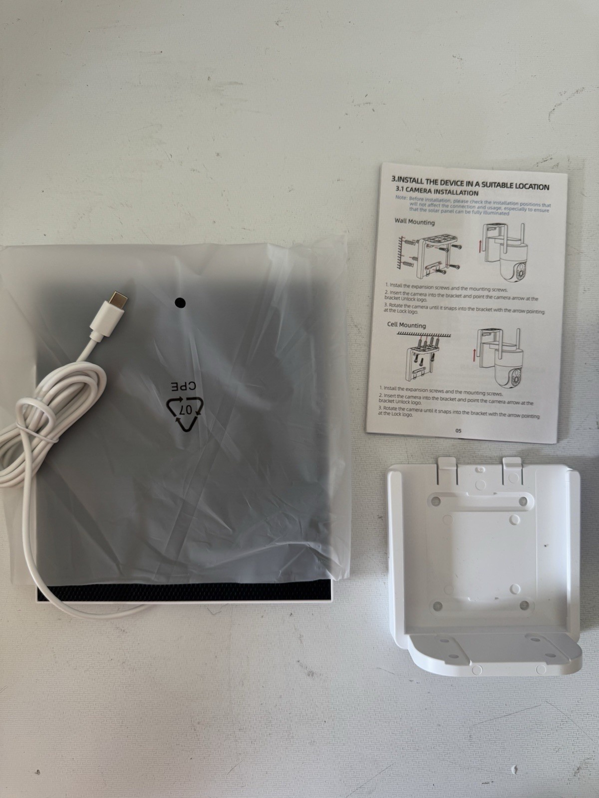 4G LTE Cellular Solar Security Camera Wireless Outdoor Built-in SIM Card 2PACK