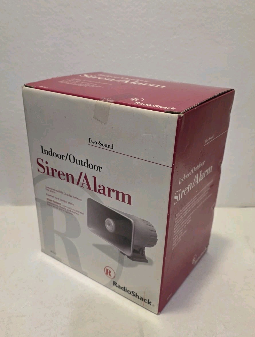  RadioShack Indoor/Outdoor, Siren/Alarm (Model 49-522)