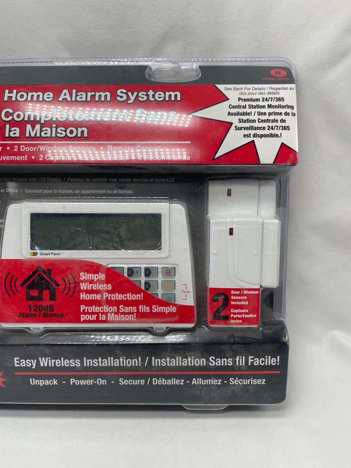Safe & Sound Complete Wireless Home Alarm Security System ITSS-9000