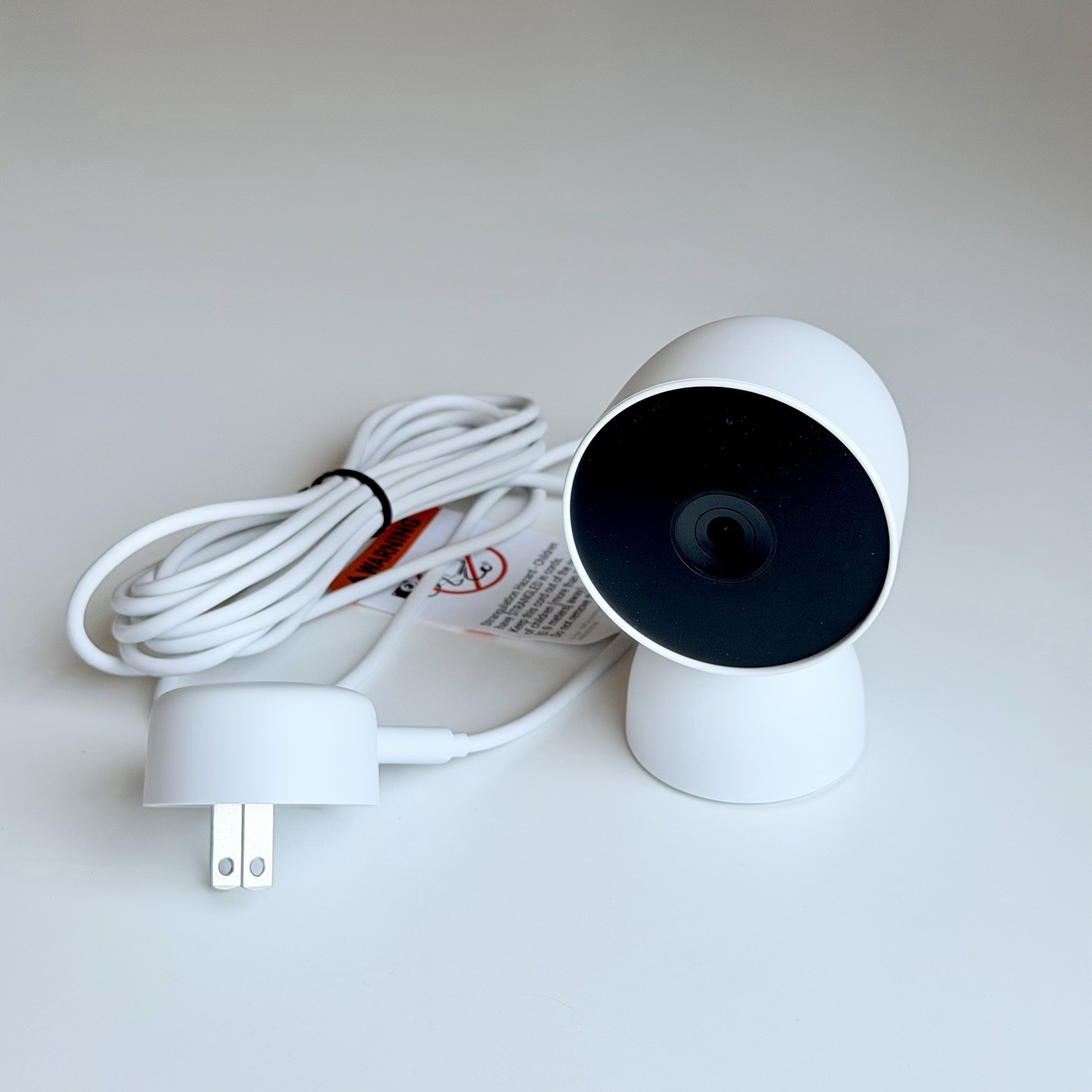 Google Nest Security Cam Indoor 1080p Wired GJQ9T (White Snow) 2nd Gen