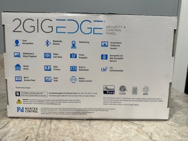 alarm.com 2GIG EDGE Security & Control Panel