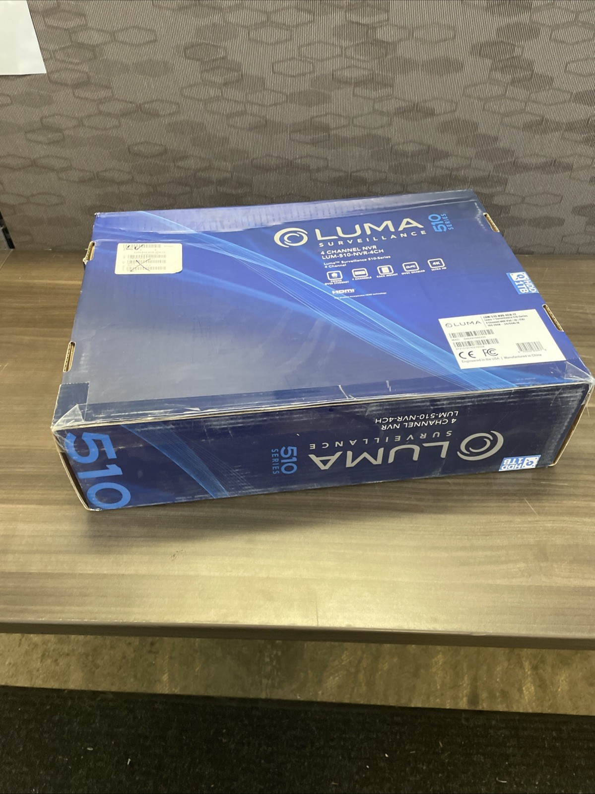 Luma LUM-510-NVR-4CH 4 Channel 1TB HDD NVR 510 Series – OB