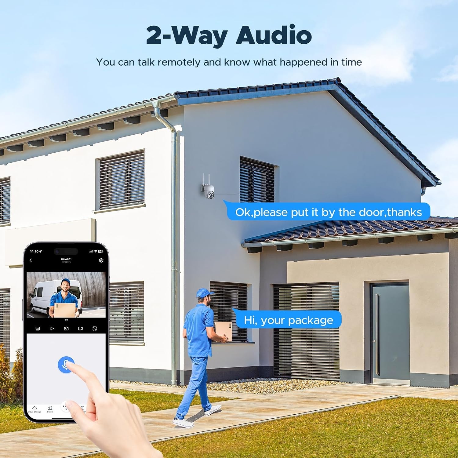 10CH 2MP Expandable Audio Security Camera System Wireless Outdoor with 500GB HDD