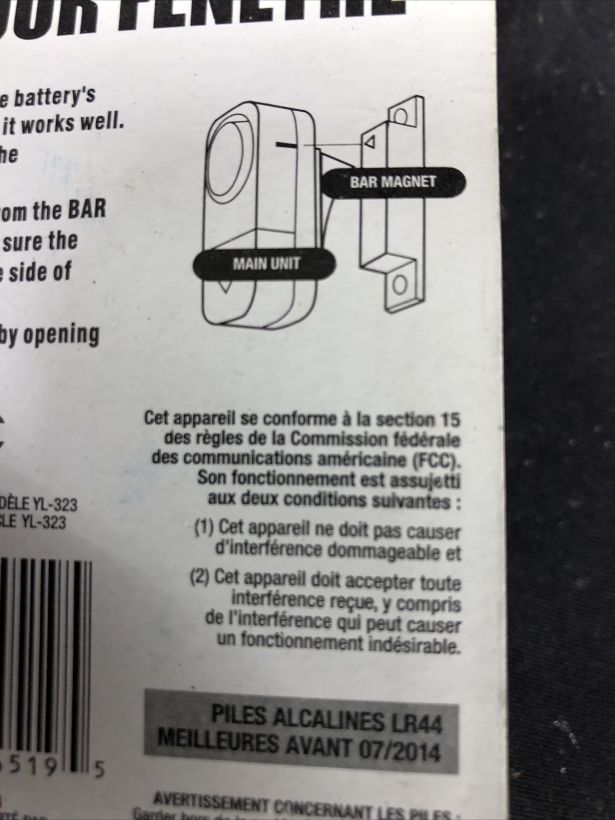 Window/Door Alert Alarm Sensor Protect Your Home. Brand New In Package