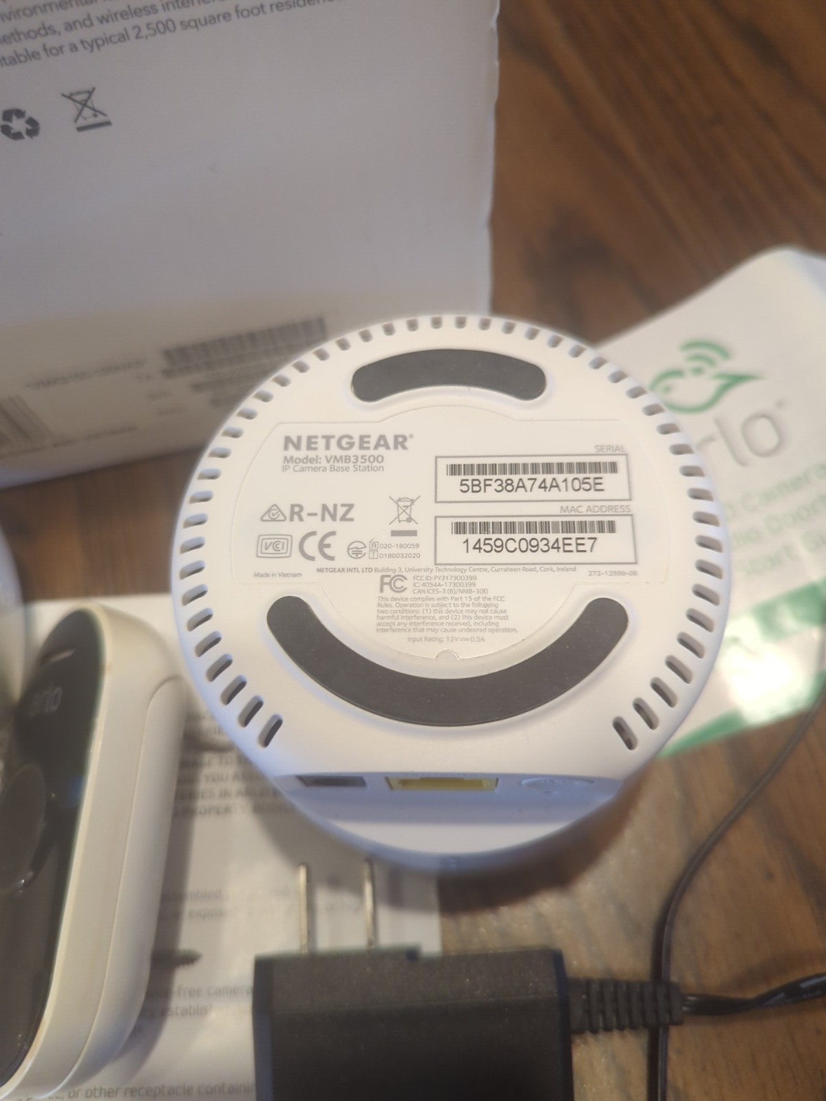 New In Box Arlo Pro HD 100% Wire-Free Camera Plus Audio Doorbell.