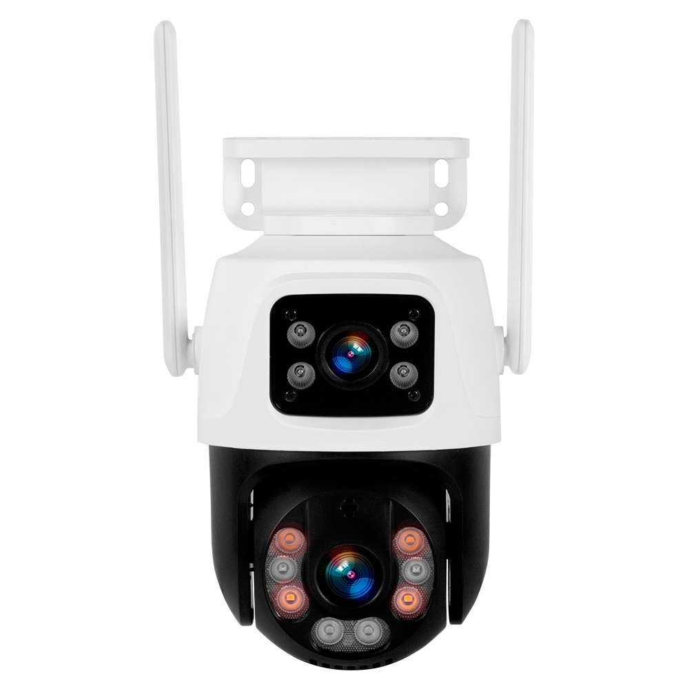 Smart WiFi 6MP Dual Lens Camera Human Detection Alarm Home CCTV Cam iCsee