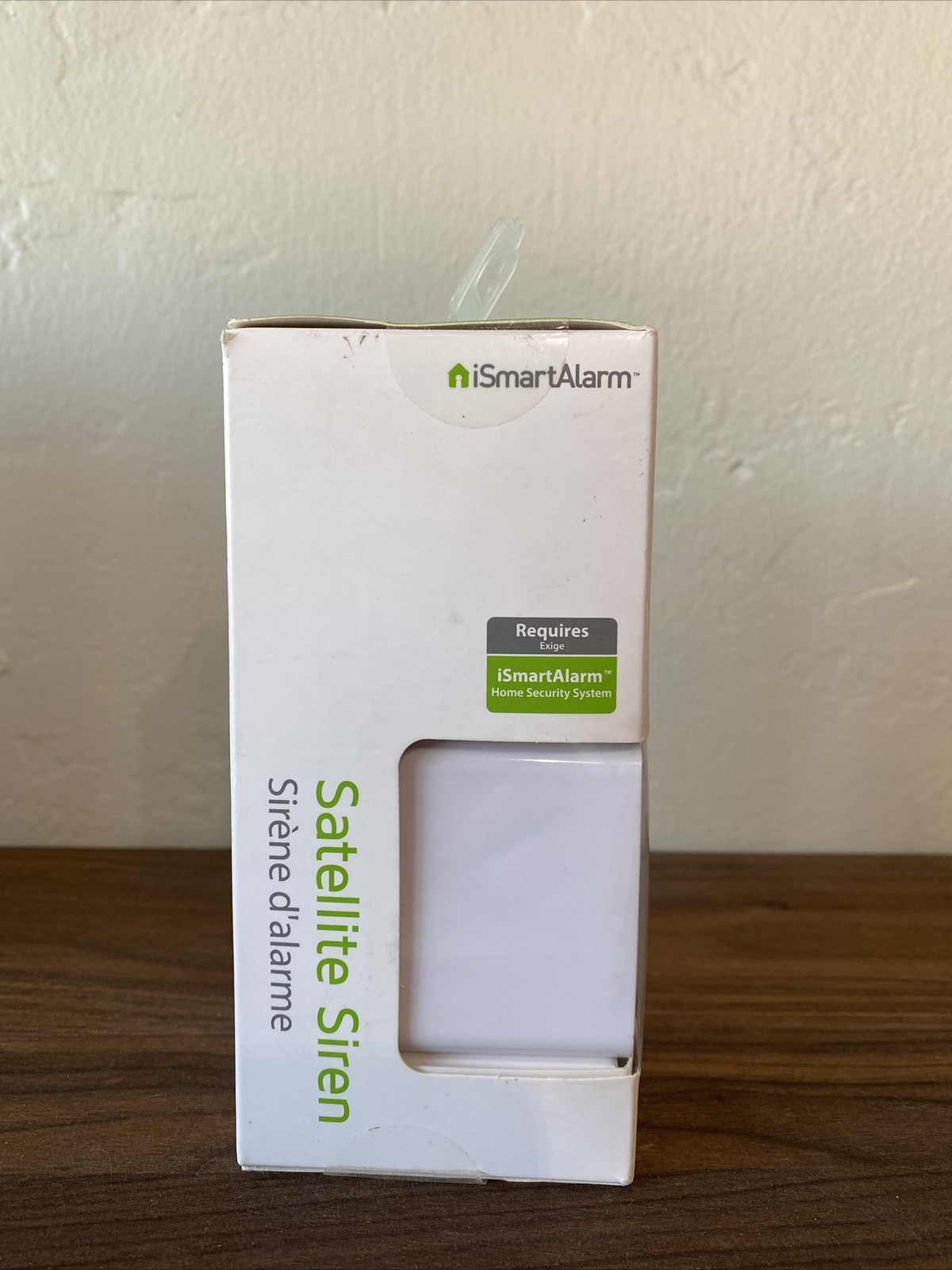 New iSmartAlarm Satellite Siren AS3 110db Adjustable Volume Alexa Compatible