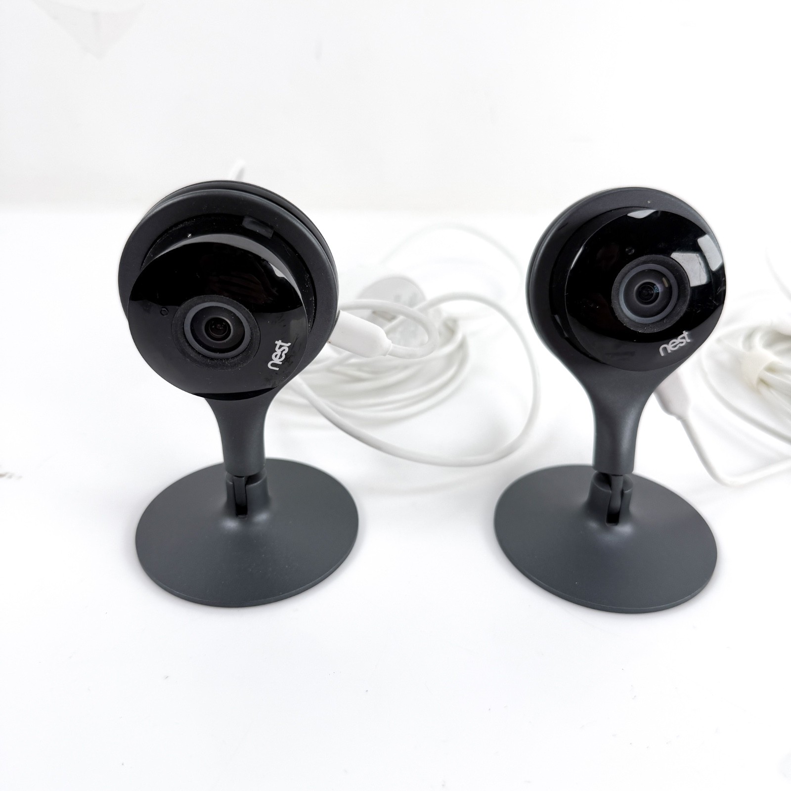 Lot of 2 Google Nest 1st Gen Indoor Cam Security Camera A0005 – Tested