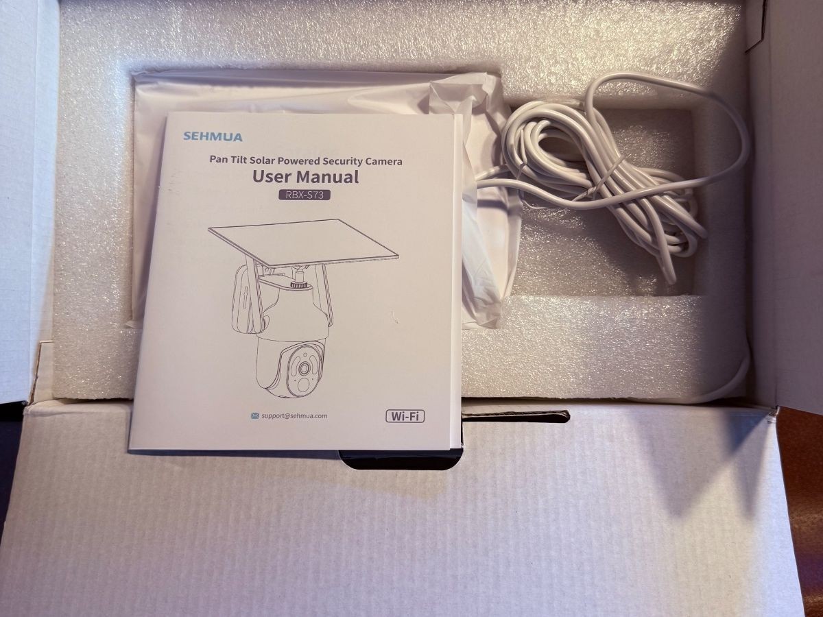 Pan Tilt Security Cameras Battery/Solar 2Pk