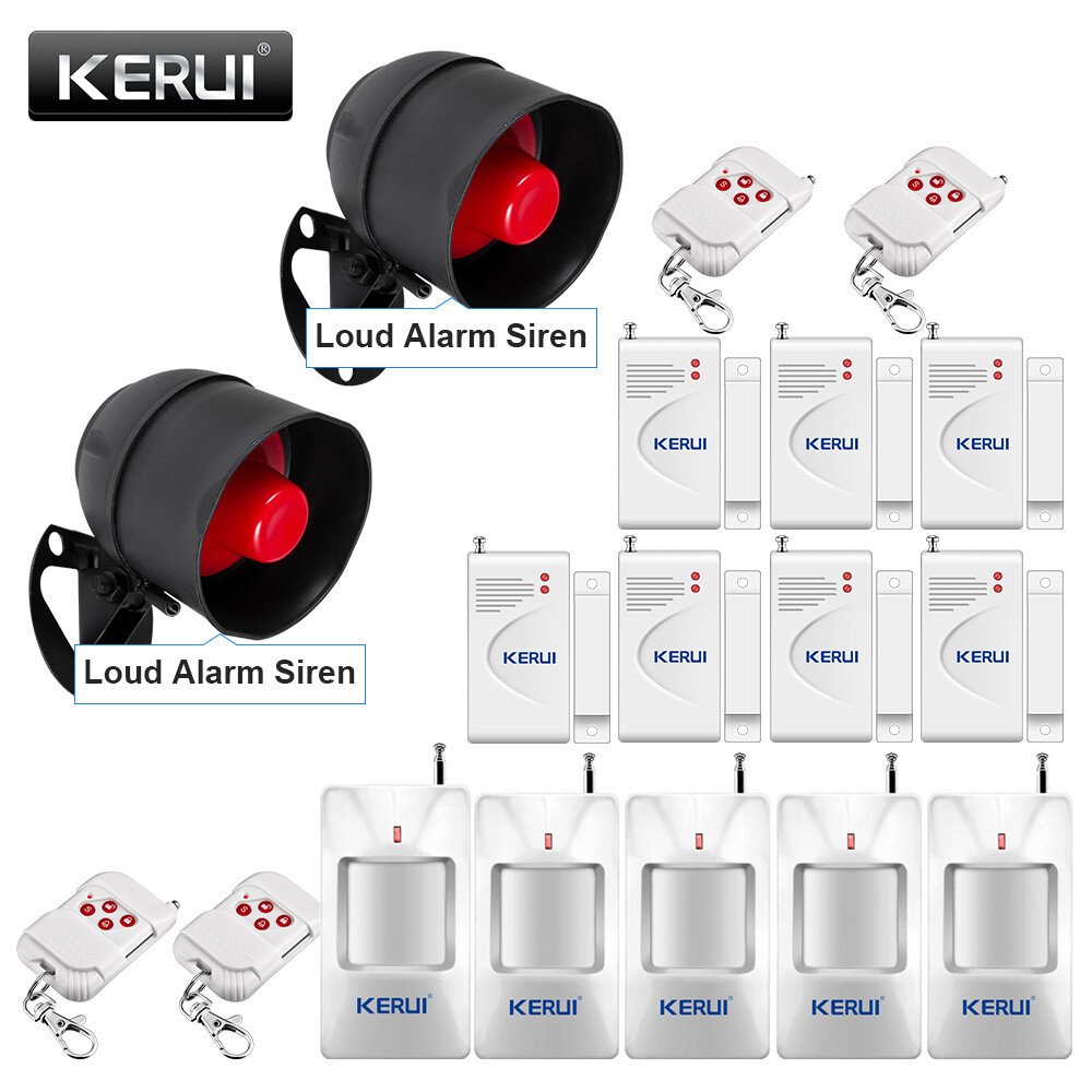 Loud Sound Alarm Home Alarm System Wireless Garage Security Burglar Anti-theft