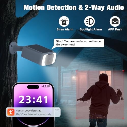4G LTE Cellular Solar Security Camera 365 days Free Unlimited Cellular Data