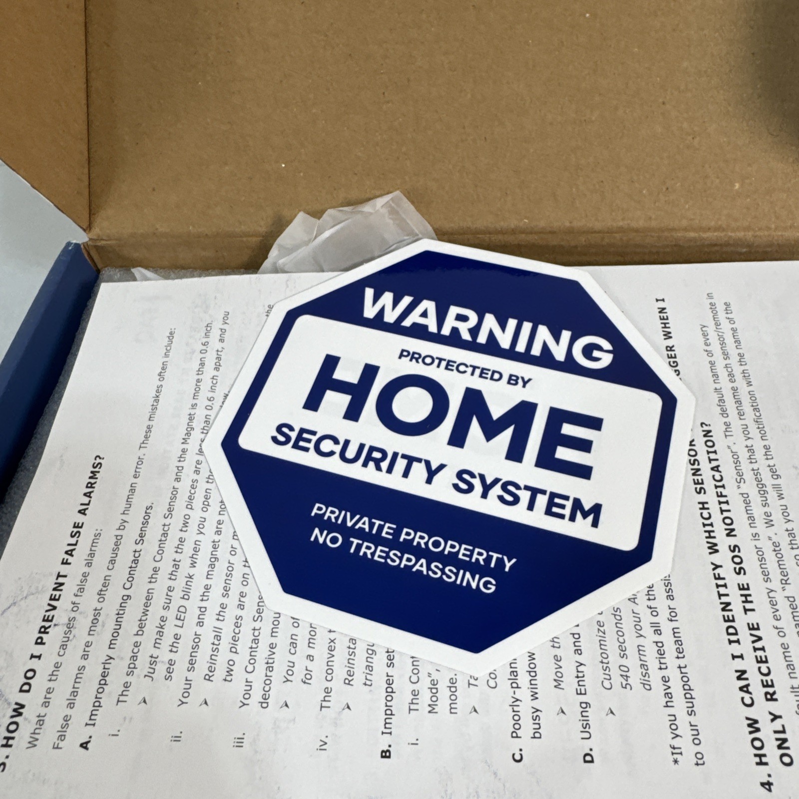 Tolviviov 12 Piece WiFi Home Security Alarm System w/ App Alerts, No Monthly Fee