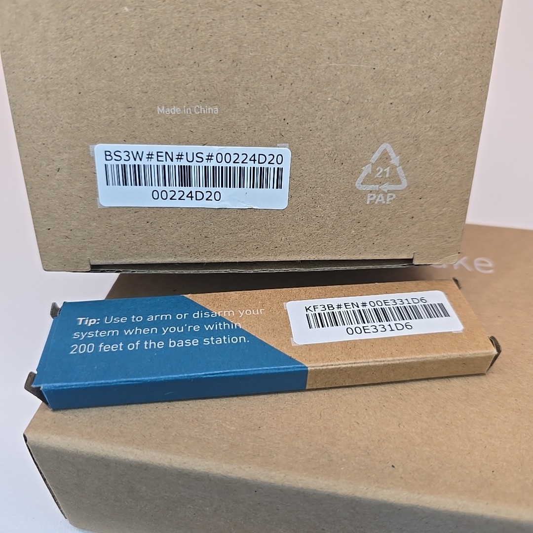 SimpliSafe Home Security Base Station BS3W GEN3 Lot Key Fob Yard Sign NEW Sealed