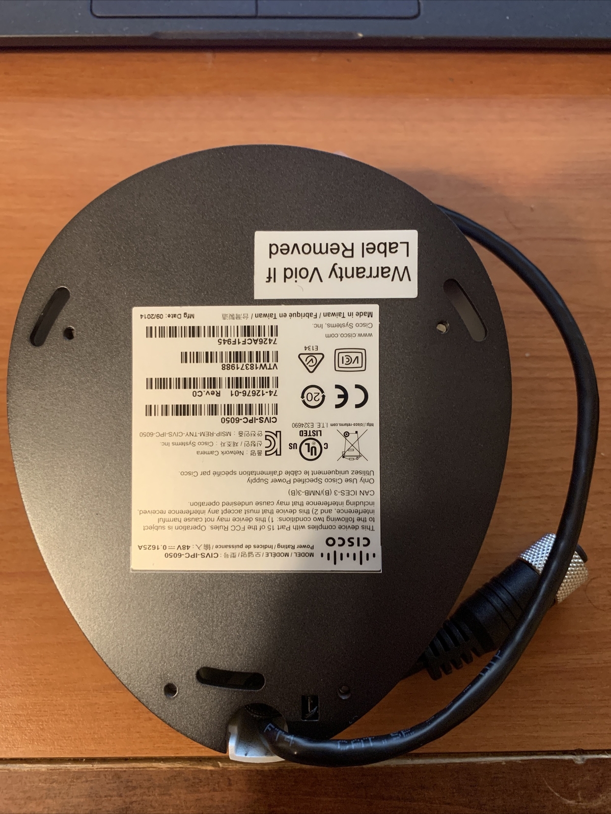 Cisco Video Surveillance CIVS-IPC-6050 IP Camera