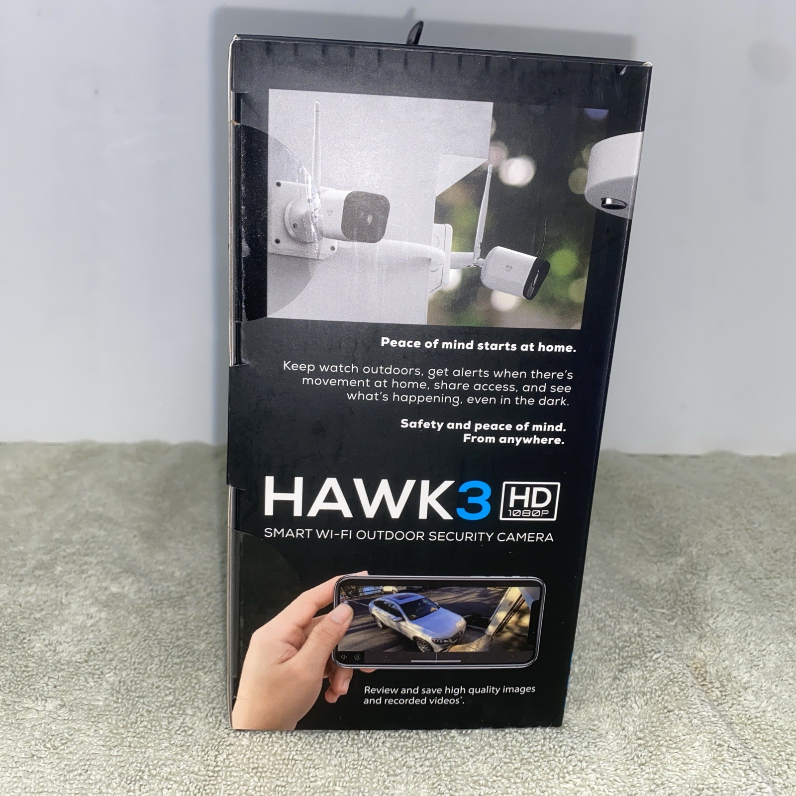 Geeni Hawk 3 1080p Wi-Fi Outdoor Cameras with Alexa Google Voice Control  2 Pack
