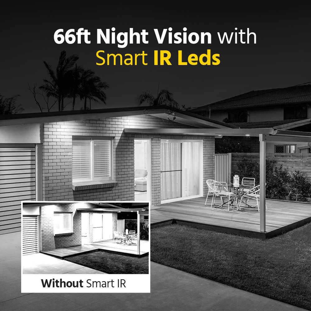 ANNKE 5MP PoE Security IP Camera C500 Audio Recording Outdoor EXIR Night Vision