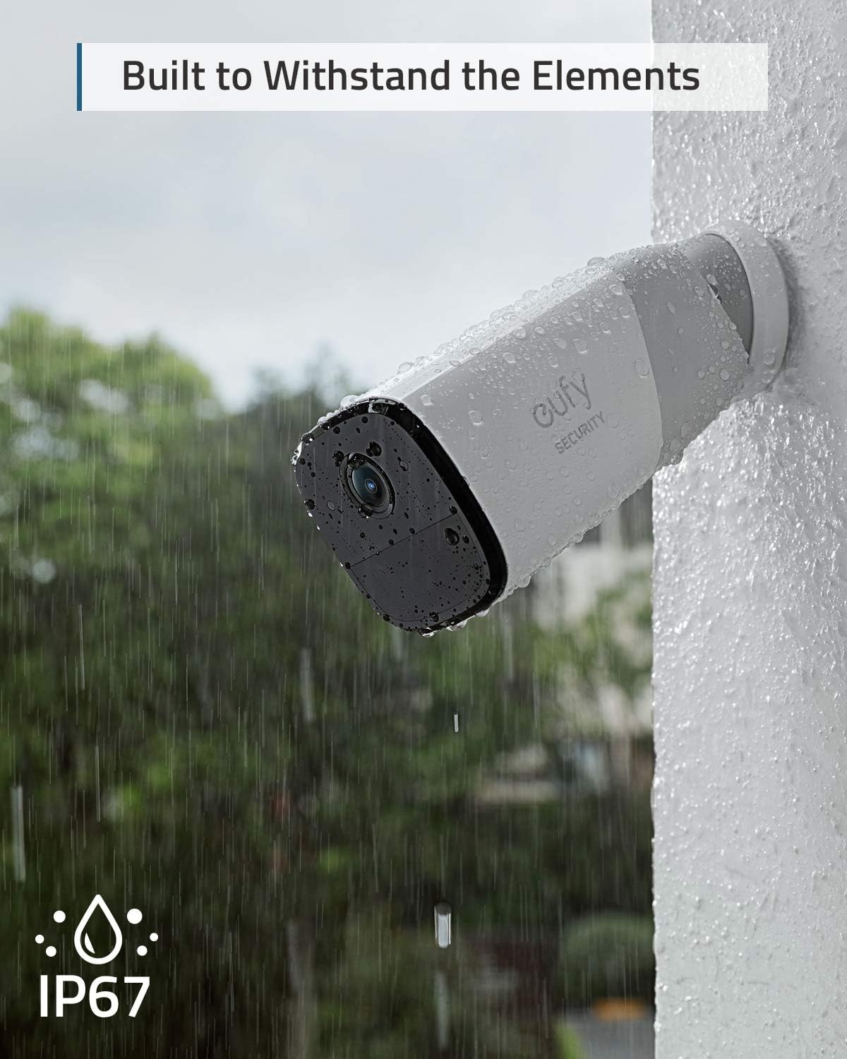 eufy eufyCam 3 Outdoor Wireless Security System Solar Panel 4K Spotlight Camera