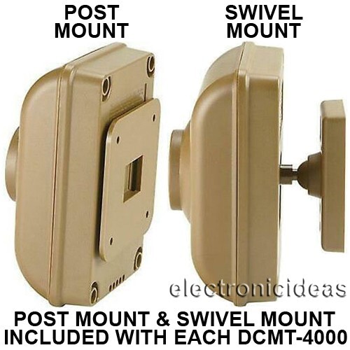 DAKOTA ALERT DCMA-4000 WIRELESS MOTION SENSOR DRIVEWAY SECURITY ALARM 2 RECEIVER